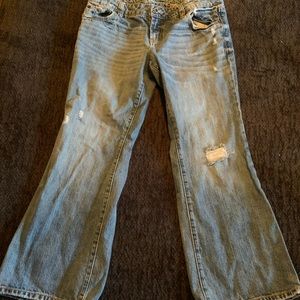 American eagle jeans size 14 short